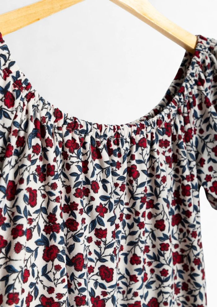 Robe à fleurs babydoll 🌸 Floral Dress Mango Size S - photo numéro 3