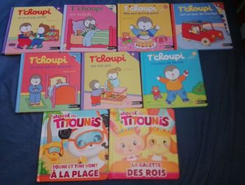 Livre T'choupi, Titounis