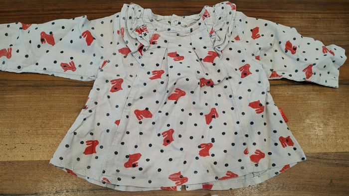 Lot de 2 hauts manches longues 6 mois - photo numéro 3