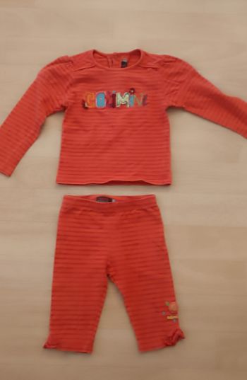 Ensemble T-shirt + legging fille taille 2 ans