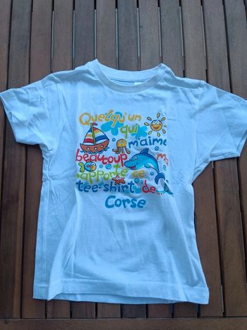 Tee shirt corse 4 ans