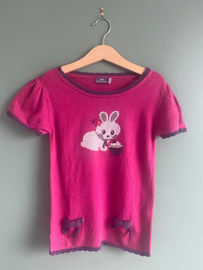 T-shirt fille Sergent Major – Taille 7 ans - Lapin