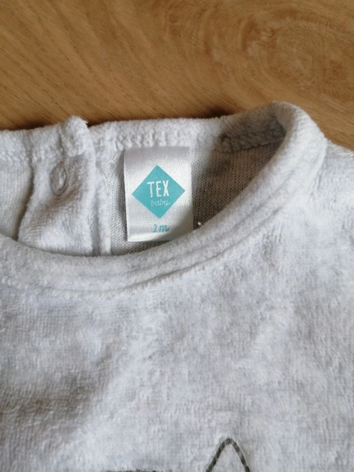 Pyjama velours 1 mois - photo numéro 2