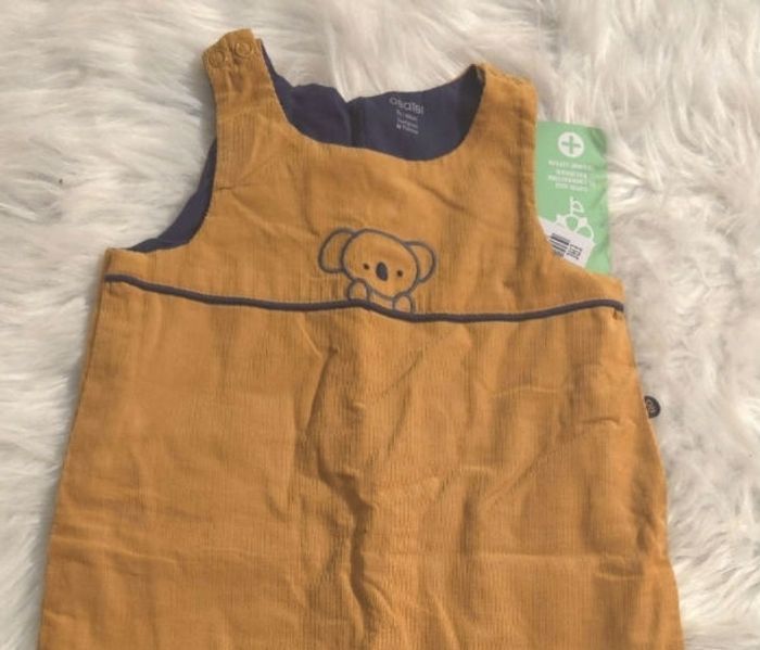 (Neuve non portée) 🏷🥰😍 superbe combinaison velours 6mois garçon 😍🥰