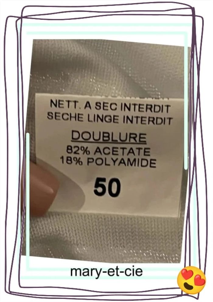 SOLDÉ - Blouse manches courtes taille 50 - photo numéro 10