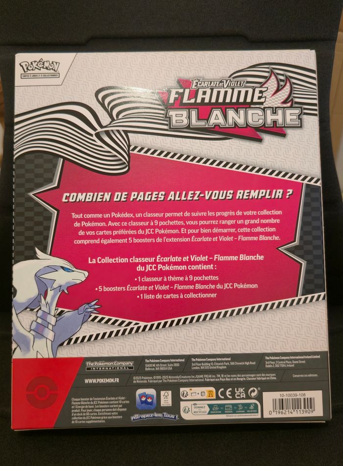 Pokemon Coffret Collection Classeur EV10.5 Flamme Blanche - photo numéro 2