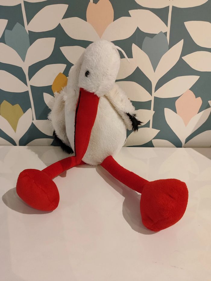Peluche cigogne - photo numéro 2