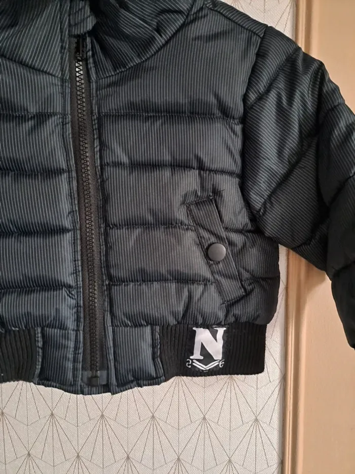 Manteau garçon comme neuf chaud quasi pas porté nevada baby 24 mois - photo numéro 3