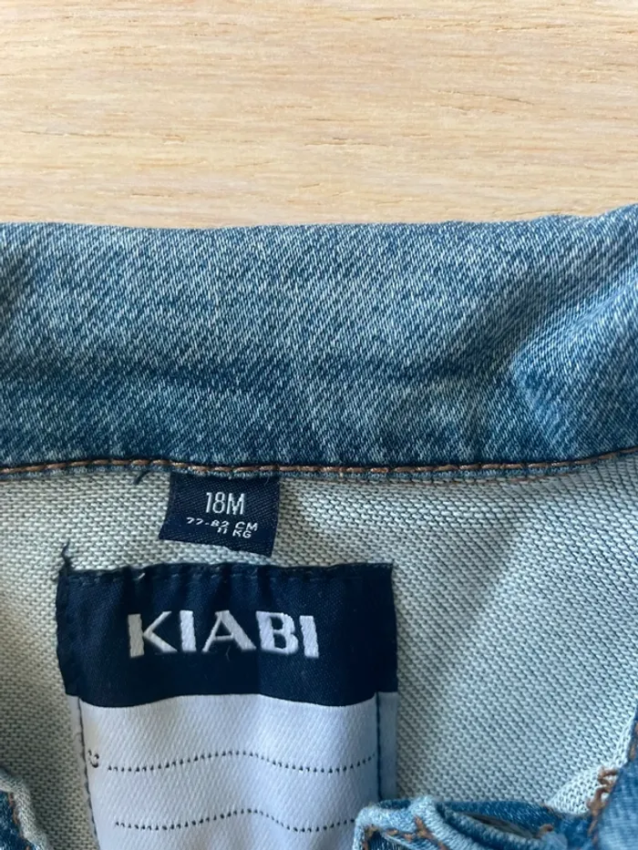 Veste en jean Kiabi 18 mois - photo numéro 2