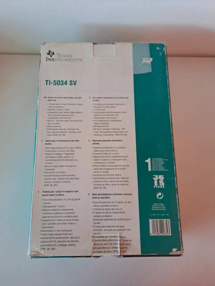 Calculatrice Ti-5034 sv - photo numéro 2