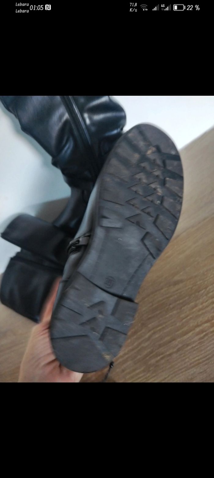 Bottes noires taille 35 - photo numéro 7