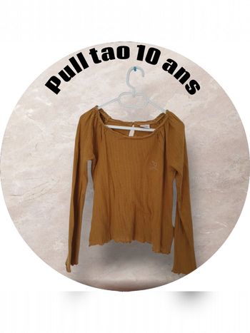 Pull tao fille 10 ans