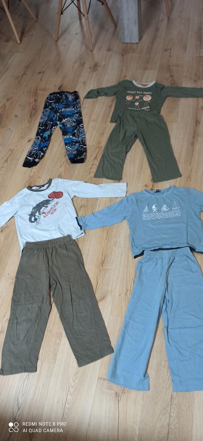 Lot de 3 pyjamas 6 ans