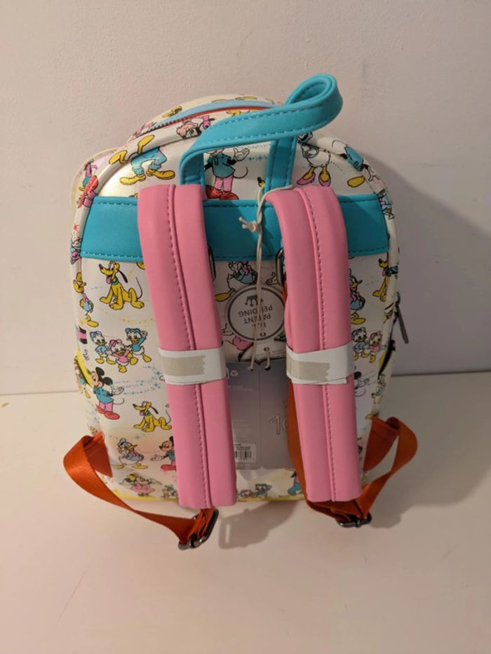 Sac à dos Loungefly Mickey Minnie 100 ans avec ears - photo numéro 3