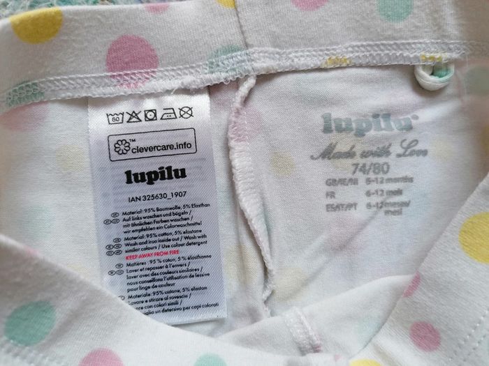 Pantalon leggins fille taille 6-12 mois - photo numéro 3