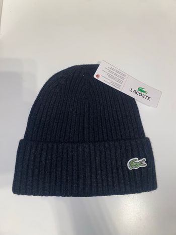 Bonnet lacoste noir