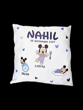 Coussin personnalisé