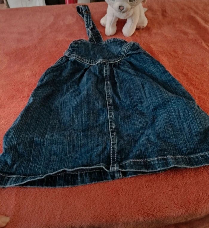 Robe Salopette en Jean - Petit Kimbaloo (6 Mois) - photo numéro 5