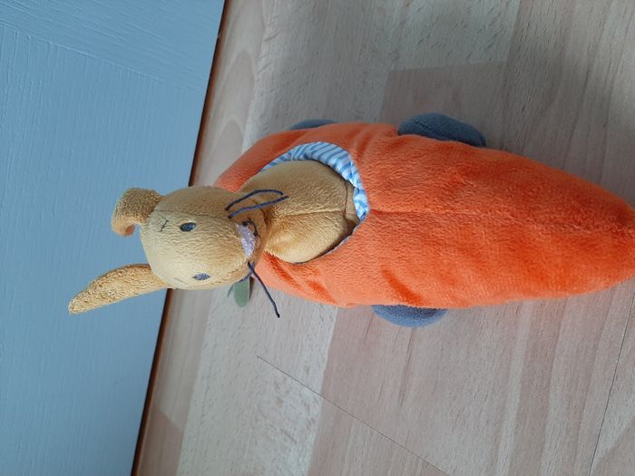 Peluche lapin carotte hochet IKEA - photo numéro 5