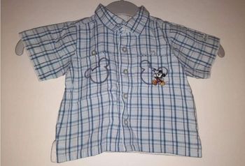 Chemise disney h&m mickey taille 4/6 mois