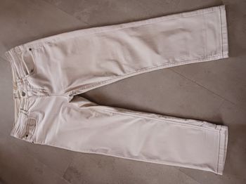 pantacourt en jean blanc Taille 38 Bio coton