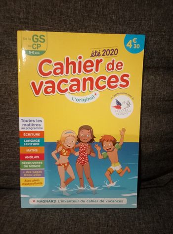 Livre enfant - Cahier de vacances - Magnard