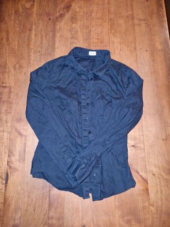 Chemise noire cintree