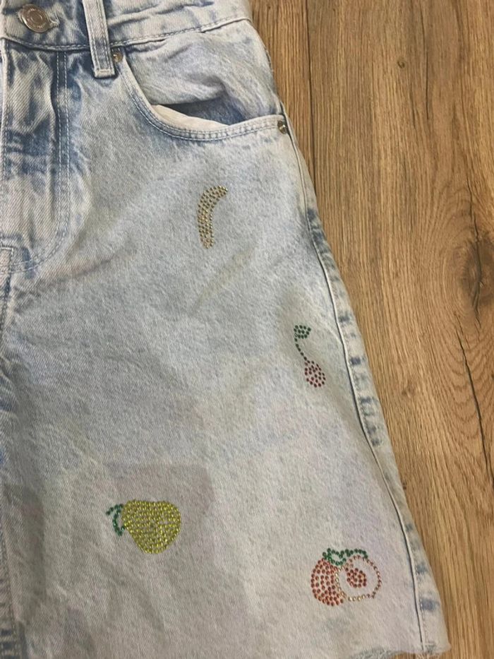 Short en jean taille haute Mom - photo numéro 8