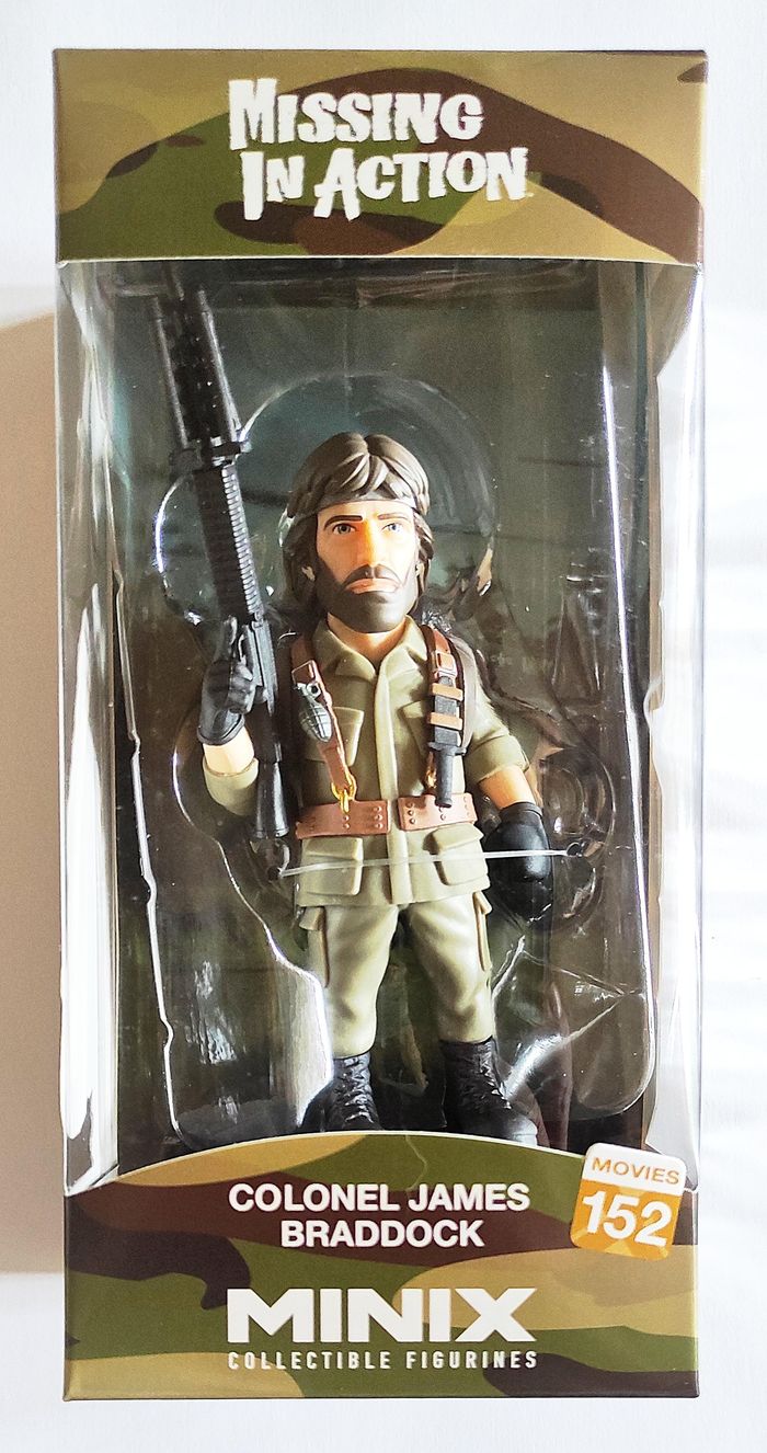 PORTES DISPARUS - Chuck Norris - Figurine Minix 12cm