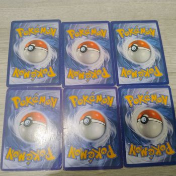 Carte pokémon nom: nidoran caninos têtarte magnemite machop et staross