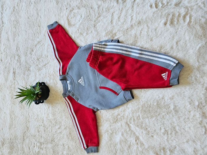 🌟Adidas - Ensemble pull + pantalon - 9 mois "74cm" - photo numéro 3