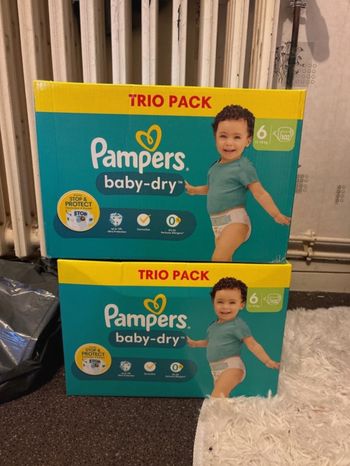 Couche Pampers baby dry taille 6