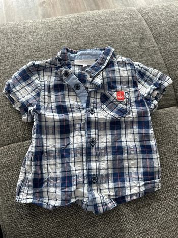Chemise manche courte 12 mois