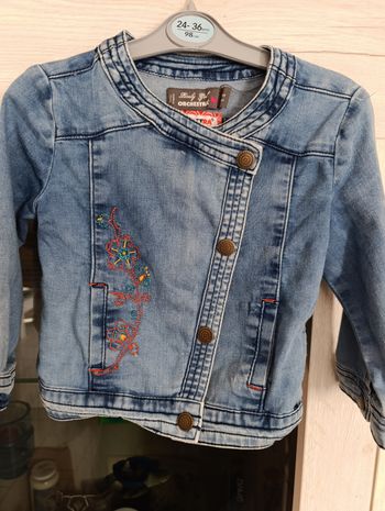 Blouson jeans fille 2 ans