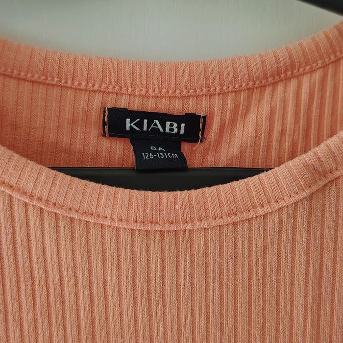 Robe saumon/corail Kiabi 8 ans - photo numéro 4