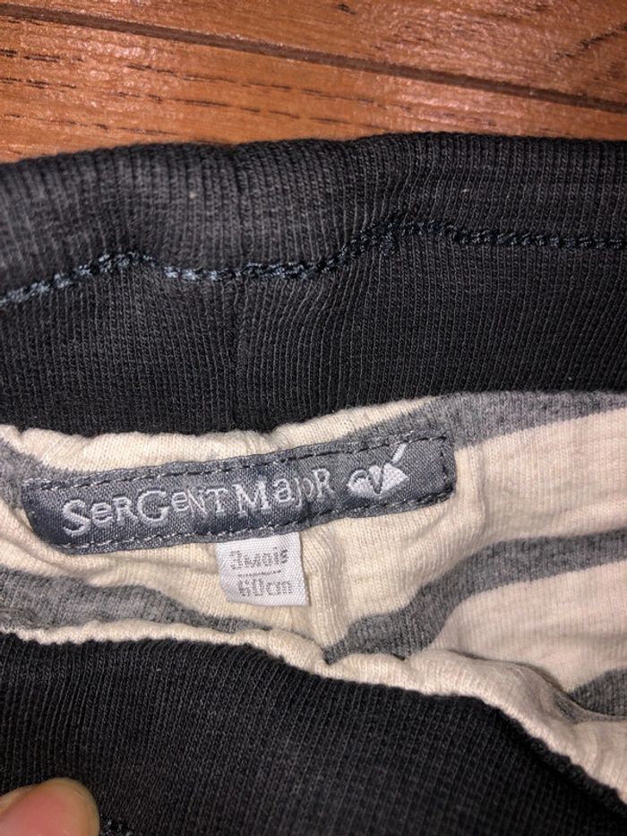 Lot de 2 pantalons garçon sergent major velour 🌺 taille 3 - 6 mois - photo numéro 6