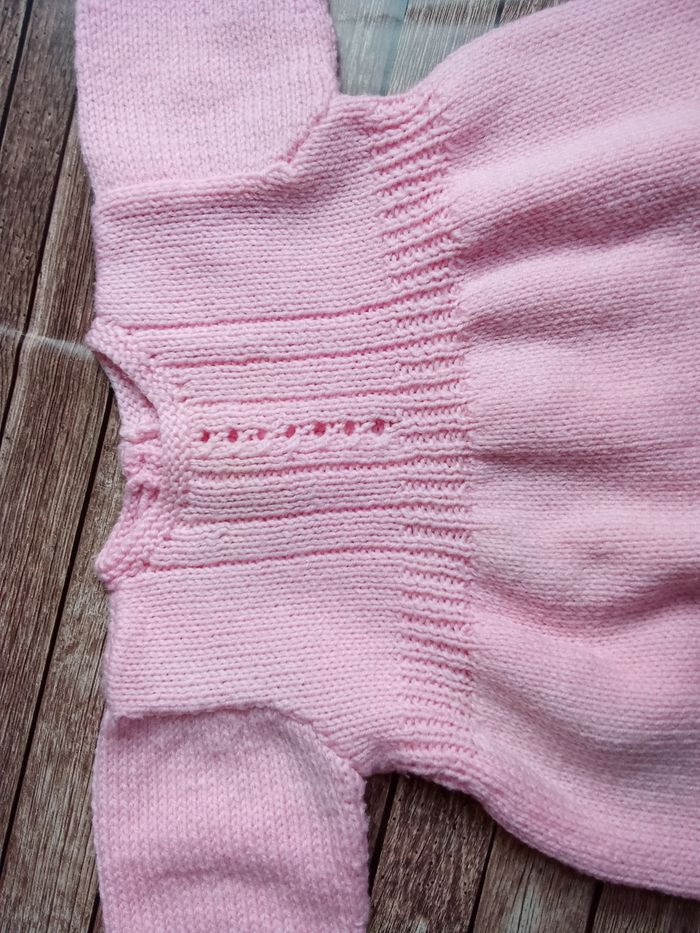 Robe tricot rose - photo numéro 5