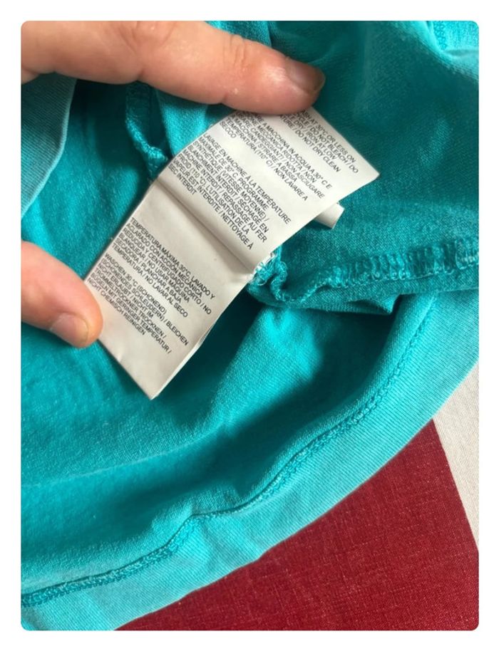 T-shirt Off White taille S/M vert menthe - photo numéro 7