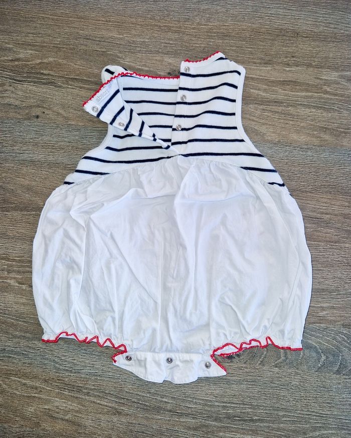 Combi short marinière 12 mois - photo numéro 3