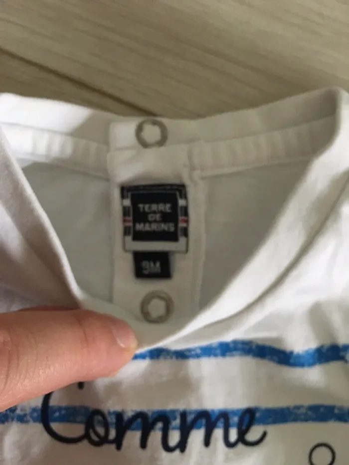 Ensemble short t-shirt 9 mois terre de marin - photo numéro 8