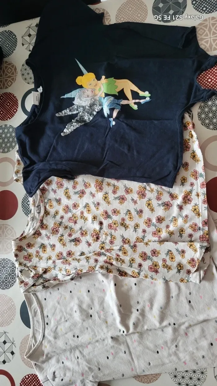 lot t-shirts fille - photo numéro 3