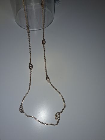 Collier maille marine 