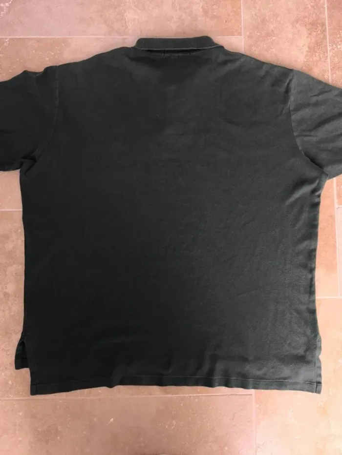 Polo Ralph Lauren homme taille XL vert foncé logo rouge Pima coton excellent état - photo numéro 13