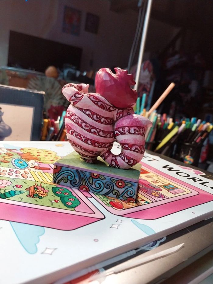 Figurine Disney traditions de Jim Shore cheshire Alice chat - photo numéro 2