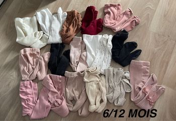 Lot de 16 collants TAILLE 6/12 MOIS