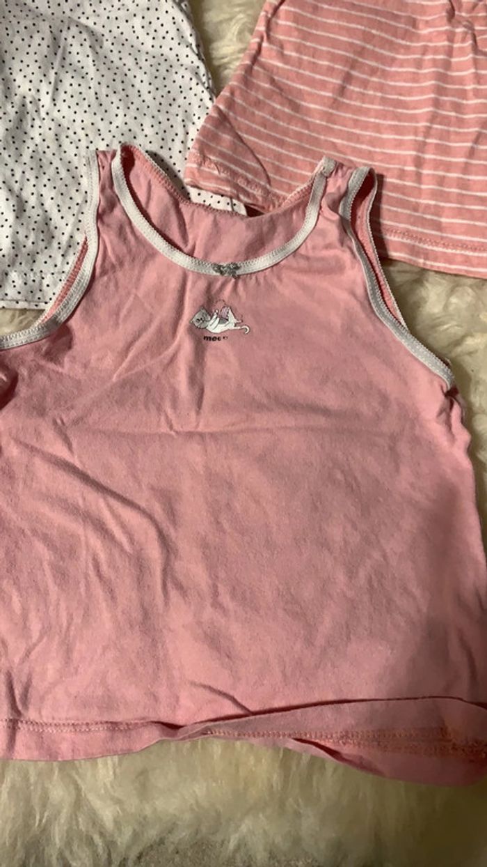 Lot maillots de corps 24 mois - photo numéro 2