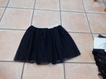 Jupe noir ceinture dore