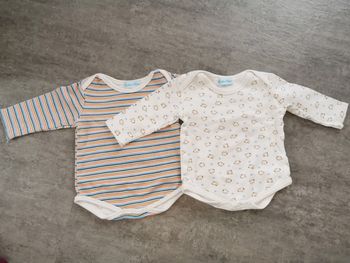 Lot Bodies à manches longues bébé 3 mois
