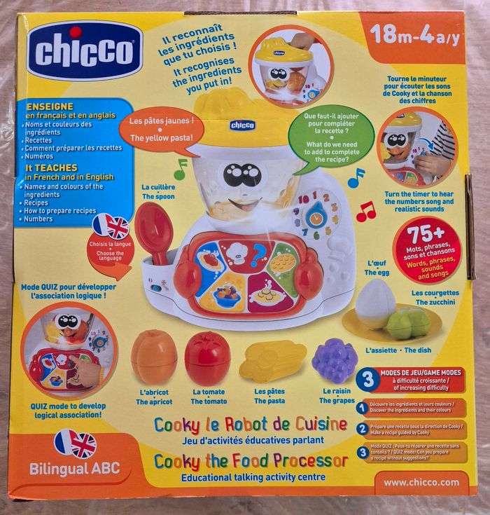 Cooky le robot de cuisine bilingue Chicco - photo numéro 2