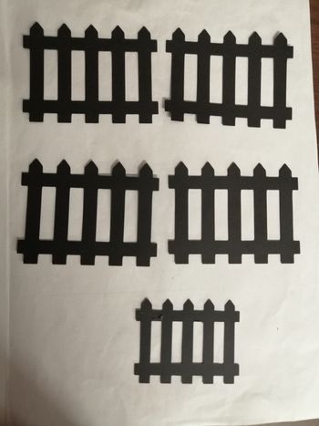 Scrapbooking découpe grande barrière et une petite (N18)